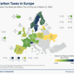 2023 carbon tax rates in Europe and other information related to carbon taxes in Europe