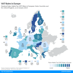 2023 VAT rates in Europe, 2023 VAT rates by country, 2023 value-added tax rates in Europe and 2023 value-added tax rates by country